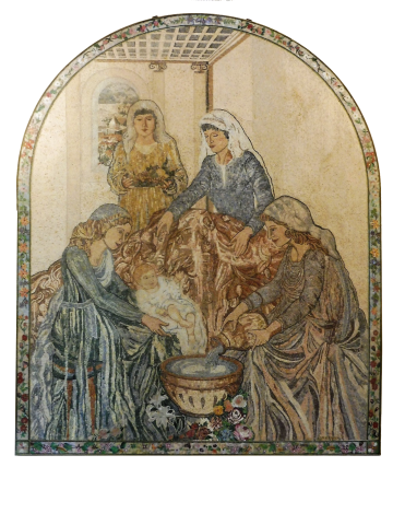 Mosaique de l'église d'Arbas